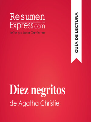 cover image of Diez negritos de Agatha Christie (Guía de lectura)